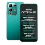 Infinix Note 50x 5G+ (Sea Breeze Green, 6GB RAM, 128GB Storage) | MediaTek D7300 Ultimate | 90FPS BGMI Gaming | 5500mAH Battery with 45W FastCharge | 650K+ AnTuTu AI